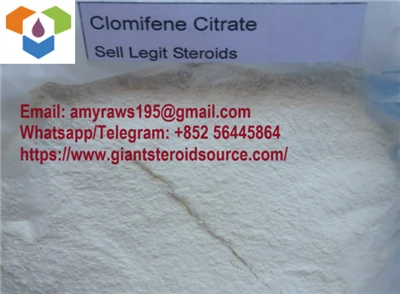 Klomifen citrat antiestrogen steroidi bijeli prah CAS 50-41-9
